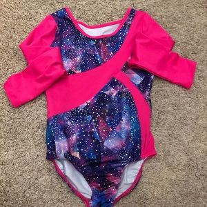 Little girls size 6 gymnastics leotard